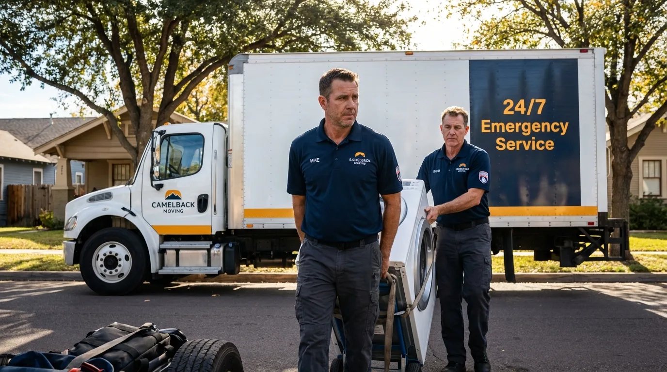 CamelBack Moving crew loading furniture in Electric City, WA
